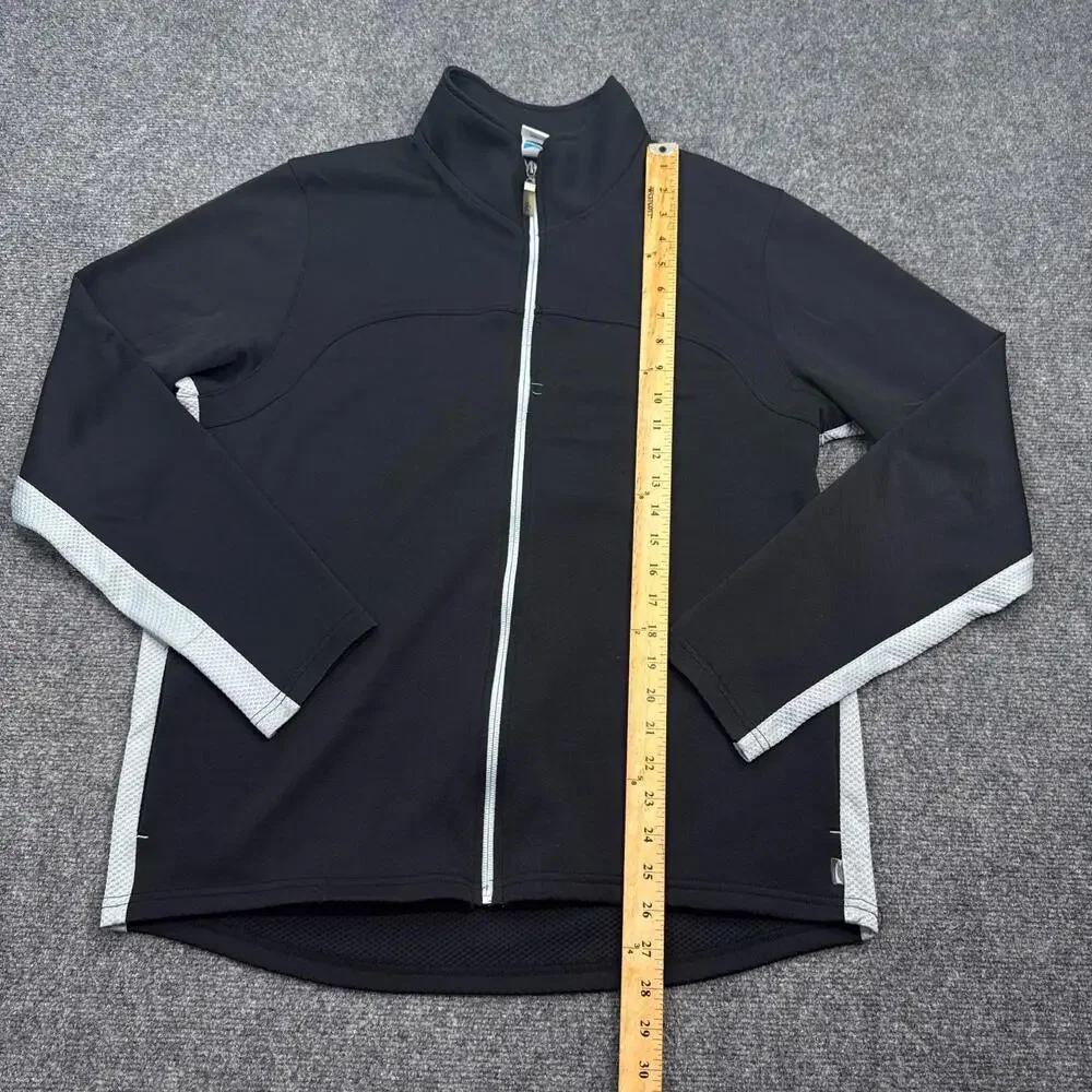 ALO x Nintendo World New York Full Zip Jacket Mens Size Large Black Mock Neck - Picture 12 of 16